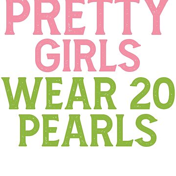 Pretty Girls Wear 20 Pearls AKA Inspired HBCU Tapestry