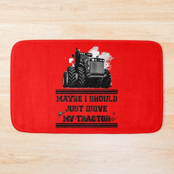 Item preview, Maybe I Should Just Drive My Tractor (RED), Versatile Tractor My Therapy (White), Farm Life for happy wife , big boy never old  designed and sold by Shirt-u.