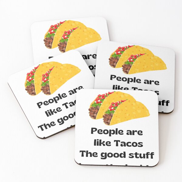 Item preview, People are Like Tacos, The Good Stuff is on the Inside designed and sold by JustSayingGifts.