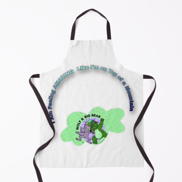 Item preview, I am Feeling AMAZING like I’m on Top of a Mountain WolfandBigBear designed and sold by Lance Ross.
