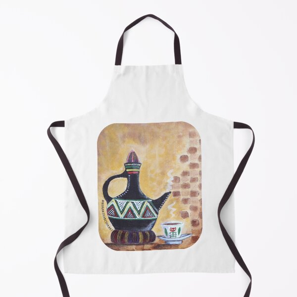 Item preview, Habesha Jebena and Finjaan Traditional East African Coffee Painting designed and sold by Manars-art.