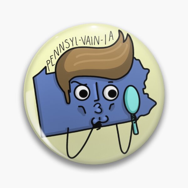 Item preview, Pennsyl-vain-ia Pennsylvania designed and sold by The Curly Redhead.