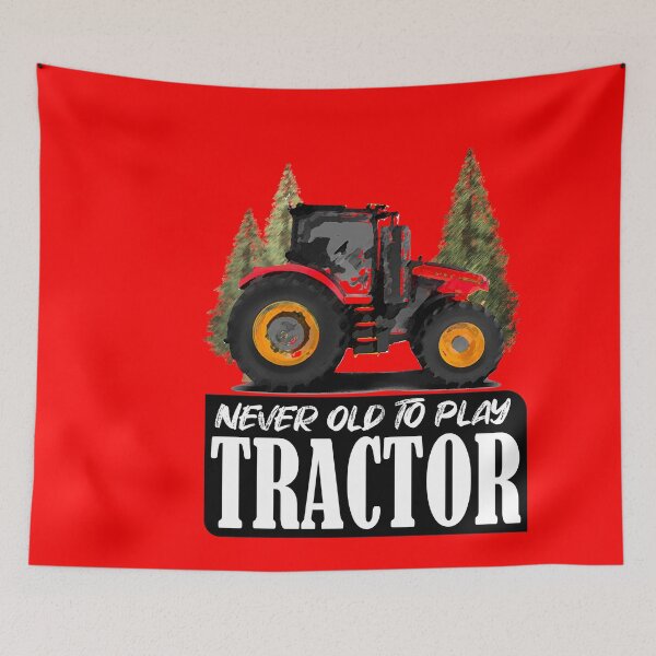 Item preview, Versatile Tractor Always Young Never Old To Play Tractor  , (RED) Farm Life for happy wife , big boy never old  designed and sold by Shirt-u.