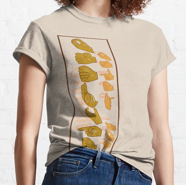 "Archaeo Not Paleo" in American Sign Language (ASL) Classic T-Shirt