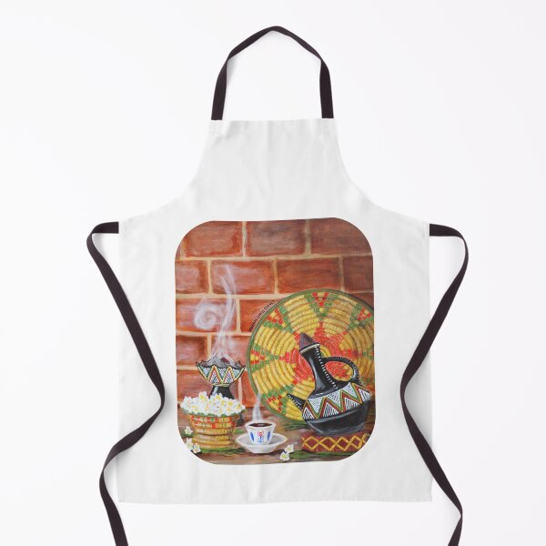 Item preview, Habesha Jebena bunn Set Traditional East African Coffee Painting  designed and sold by Manars-art.