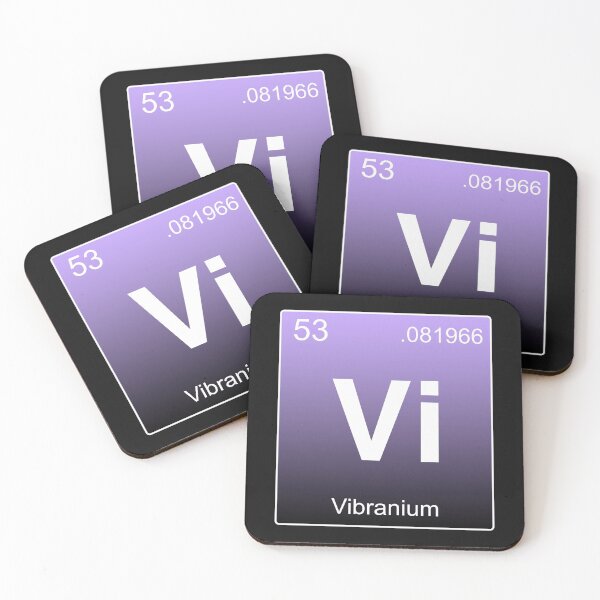 Item preview, Vibranium Periodic Table of Elements designed and sold by imakemovies.