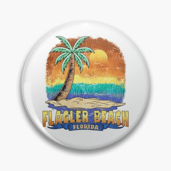 Item preview, Flagler Beach Florida | Vintage Distressed Souvenir designed and sold by passion4merch.