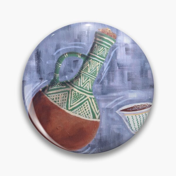 Item preview, Habesha Jebena and finjaan Traditional East African Coffee Painting designed and sold by Manars-art.