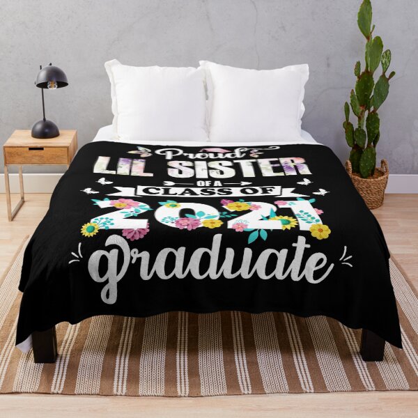Item preview, Proud Lil Sister of a class of 2021 Graduate designed and sold by PrintBrint.