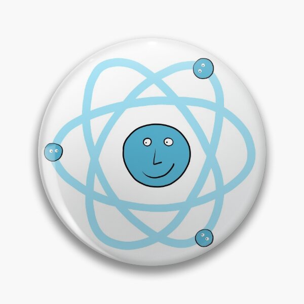 Item preview, Cute Atom in Blue designed and sold by fogoosherie.