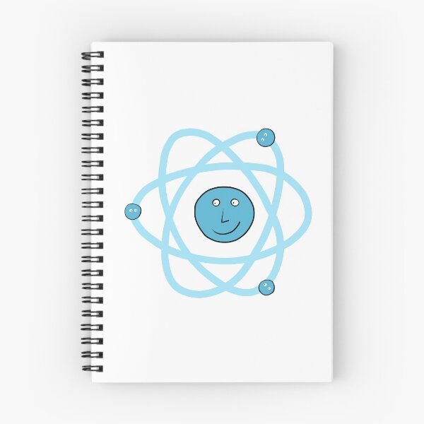Item preview, Cute Atom in Blue designed and sold by fogoosherie.
