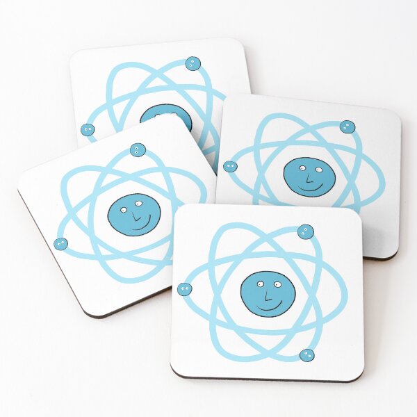 Item preview, Cute Atom in Blue designed and sold by fogoosherie.