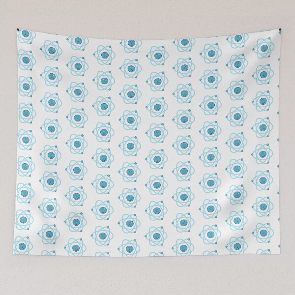 Item preview, Cute Atom in Blue designed and sold by fogoosherie.