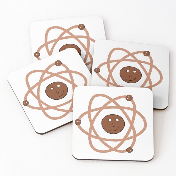 Item preview, Cute Atom in Brown designed and sold by fogoosherie.