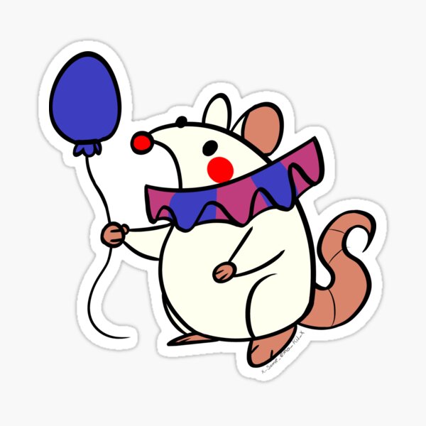 clown rat Sticker