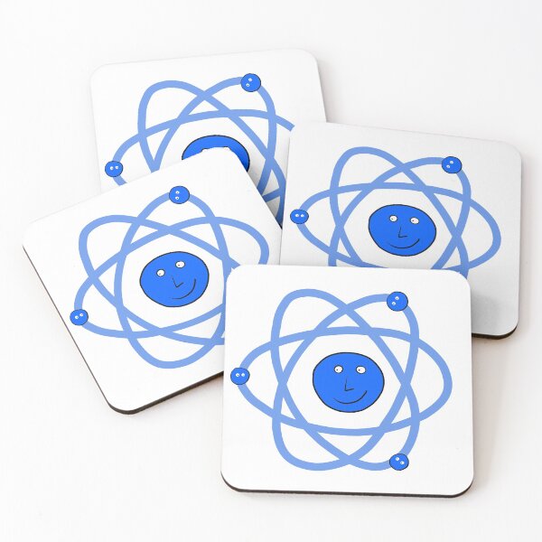 Item preview, Cute Atom in Dark Blue designed and sold by fogoosherie.