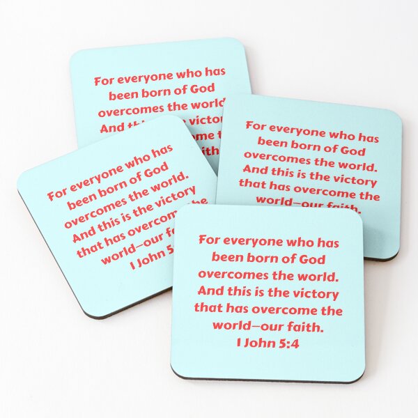 Item preview, Bible Verse 1 John 5:4 designed and sold by Prayingwarrior.