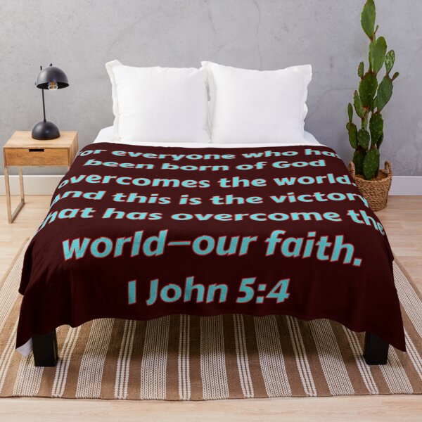 Item preview, Bible Verse 1 John 5:4 designed and sold by Prayingwarrior.