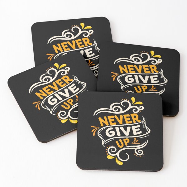 Item preview, Never give up designed and sold by SasKloset.