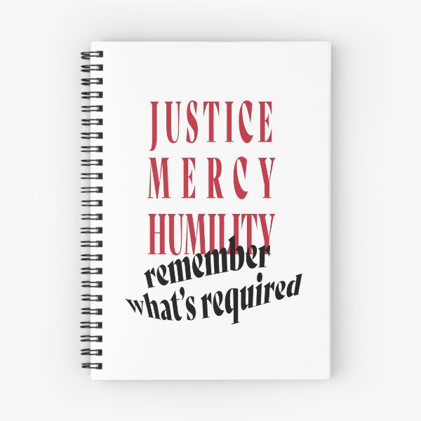 Item preview, Justice Mercy Humility (remember what's required) - Micah 6:8 designed and sold by DaltonYates.