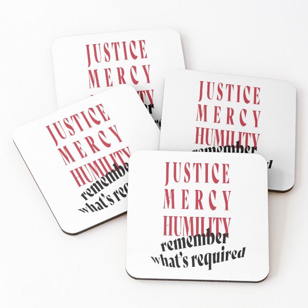 Item preview, Justice Mercy Humility (remember what's required) - Micah 6:8 designed and sold by DaltonYates.