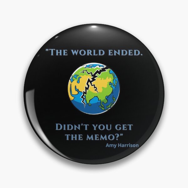 Item preview, The world ended designed and sold by Tendência Ninja.