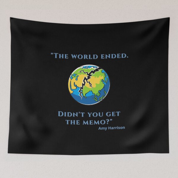Item preview, The world ended designed and sold by Tendência Ninja.