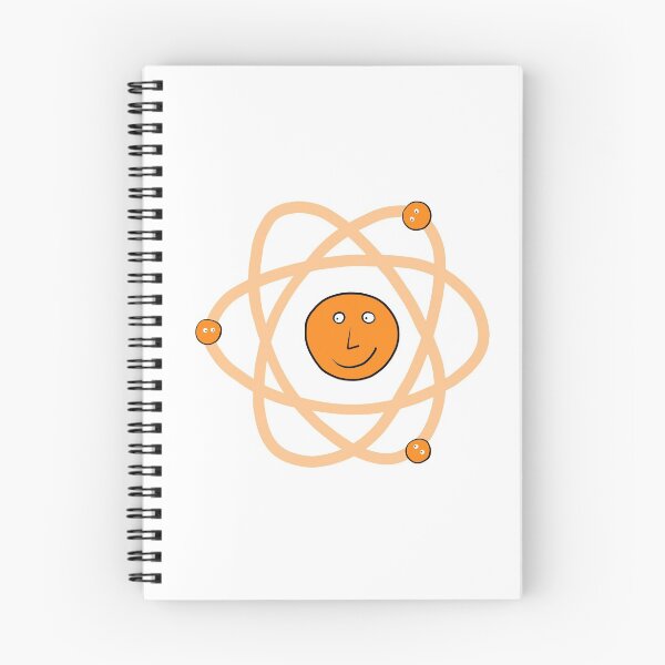 Item preview, Cute Atom in Orange designed and sold by fogoosherie.