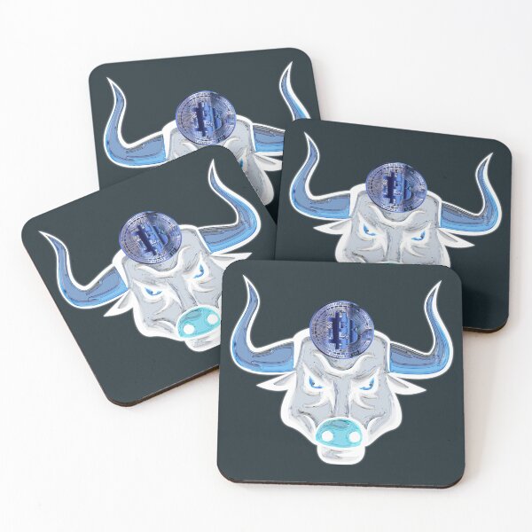 Item preview, Bitcoin Investor Bull Logo Cryptocurrency Fan Blockchain Crypto designed and sold by Creekman Designs.
