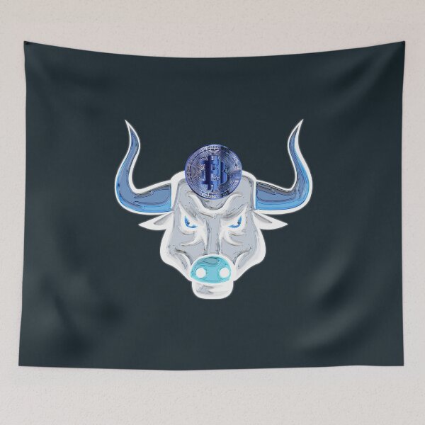 Item preview, Bitcoin Investor Bull Logo Cryptocurrency Fan Blockchain Crypto designed and sold by Creekman Designs.