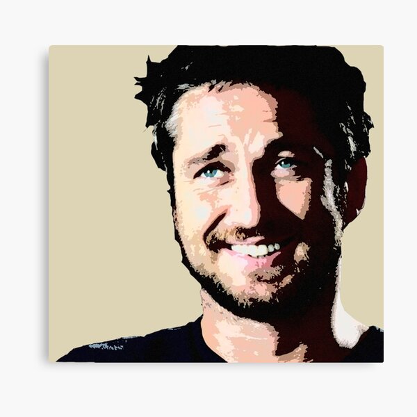 Gerard Butler coloured Canvas Print