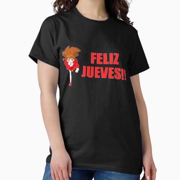 Vista previa del artículo con la obra «feliz jueves nge», diseñado y vendido por g0blinkingg.