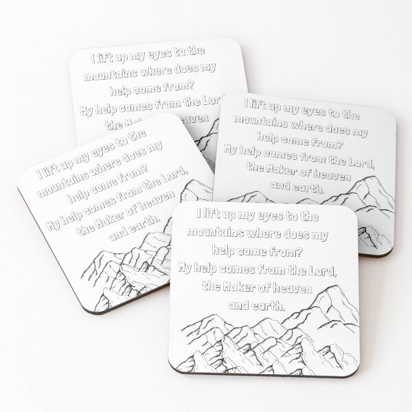 Item preview, Psalm 121:  I Lift Up My Eyes To The Mountains Where Does My Help Come From?  My Help Comes From the Lord, the Maker of Heaven And Earth  | Coloring  designed and sold by LoveGen.
