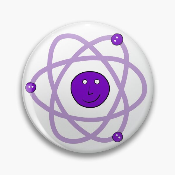 Item preview, Cute Atom in Purple designed and sold by fogoosherie.