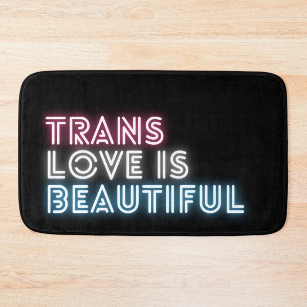 Item preview, Trans Love Is Beautiful - Neon Trans Pride designed and sold by myqueercloset.