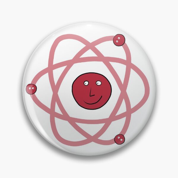 Item preview, Cute Atom in Red designed and sold by fogoosherie.
