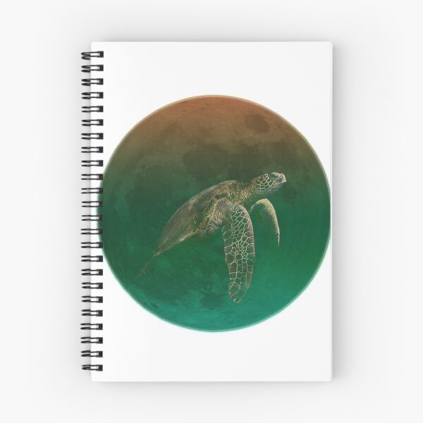 Item preview, Turtle on the Moon designed and sold by UlaFine.