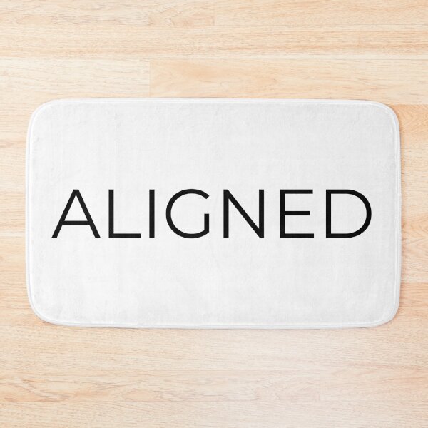 Item preview, Aligned Word text Minimal simple text - Black Font designed and sold by BE The Oracle.