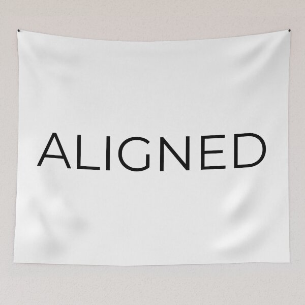 Item preview, Aligned Word text Minimal simple text - Black Font designed and sold by BE The Oracle.