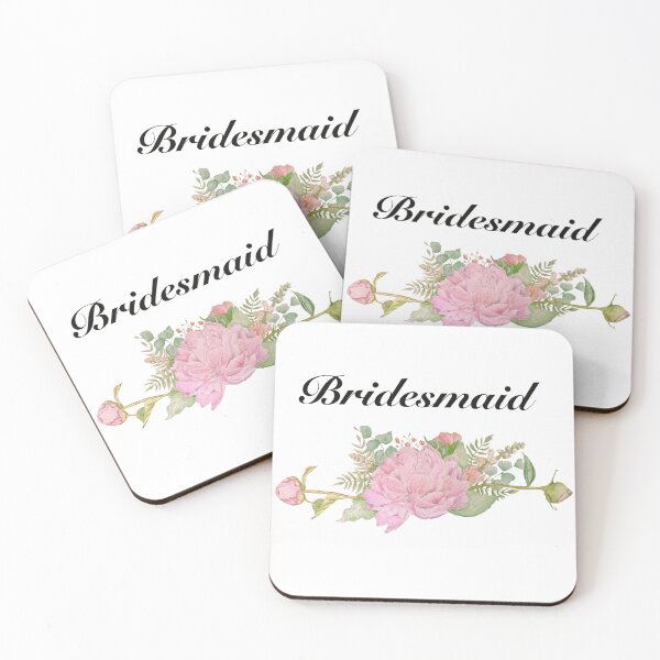 Item preview, Bridesmaid Peonies  designed and sold by BrushdFantasies.
