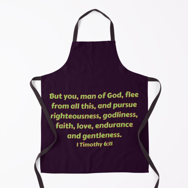 Item preview, Bible Verse 1 Timothy 6:11 designed and sold by Prayingwarrior.