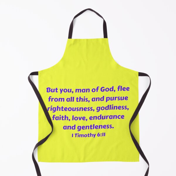 Item preview, Bible Verse 1 Timothy 6:11 designed and sold by Prayingwarrior.