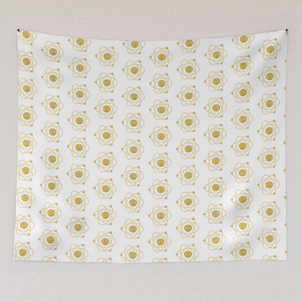 Item preview, Cute Atom in Yellow designed and sold by fogoosherie.