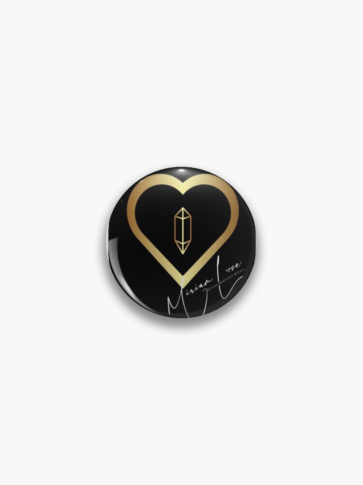 Thumbnail 1 of 3, Pin, MIRIAMLOVE OFFICIAL LOGO  designed and sold by IAMMIRIAMLOVE.