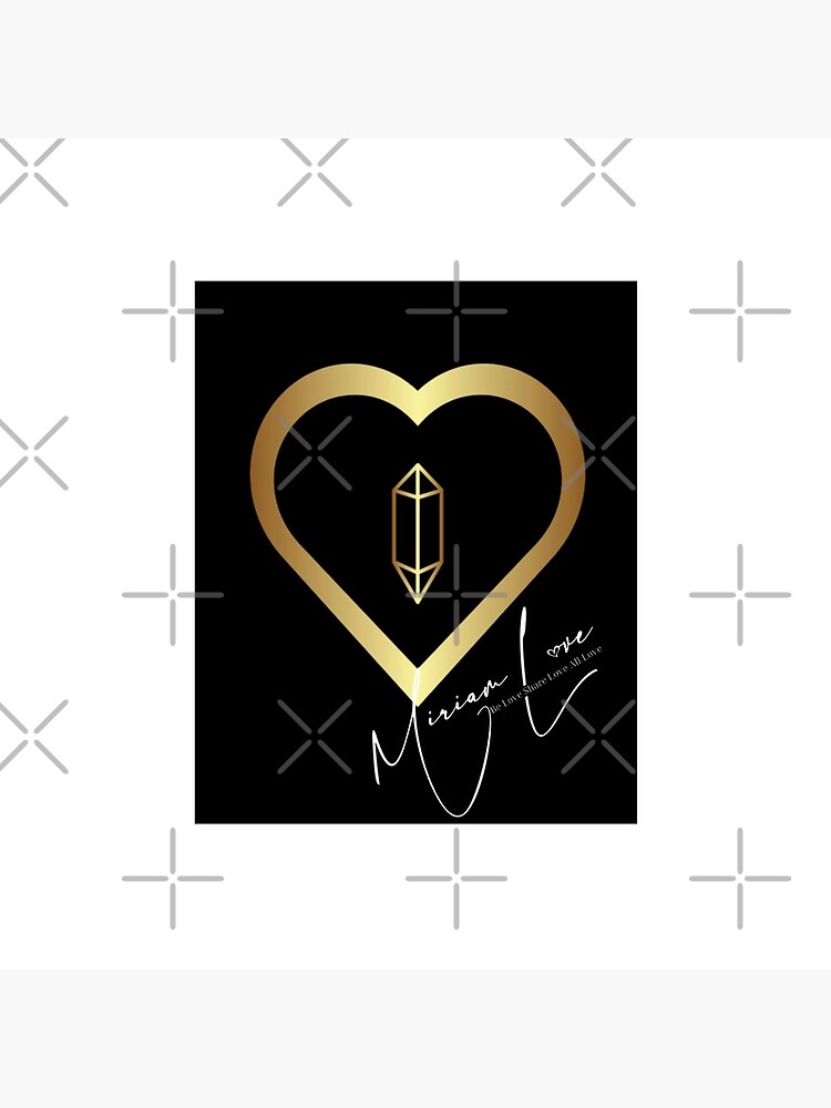 Thumbnail 5 of 5, Coasters (Set of 4), MIRIAMLOVE OFFICIAL LOGO designed and sold by IAMMIRIAMLOVE.