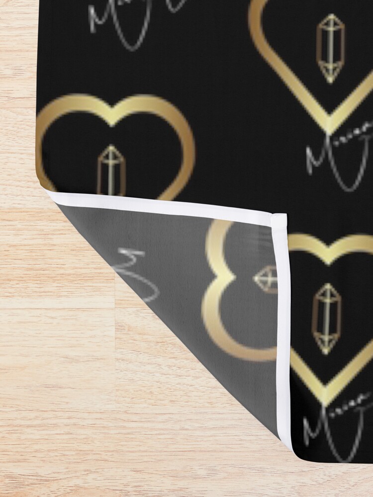 Thumbnail 2 of 5, Shower Curtain, MIRIAMLOVE OFFICIAL LOGO designed and sold by IAMMIRIAMLOVE.
