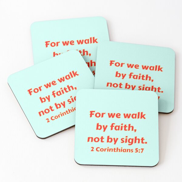 Item preview, Bible Verse 2 Corinthians 5:7 designed and sold by Prayingwarrior.