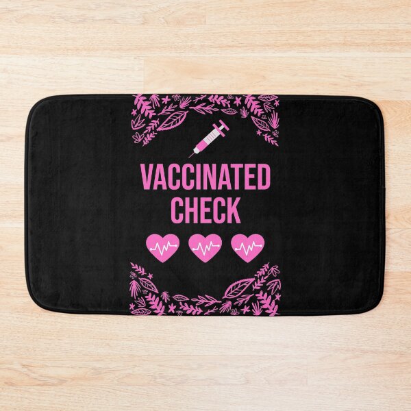 Item preview, Vaccinated Check designed and sold by gerafuckinnoise.