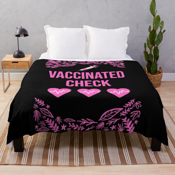 Item preview, Vaccinated Check designed and sold by gerafuckinnoise.