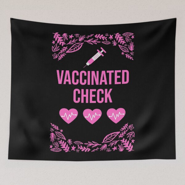 Item preview, Vaccinated Check designed and sold by gerafuckinnoise.